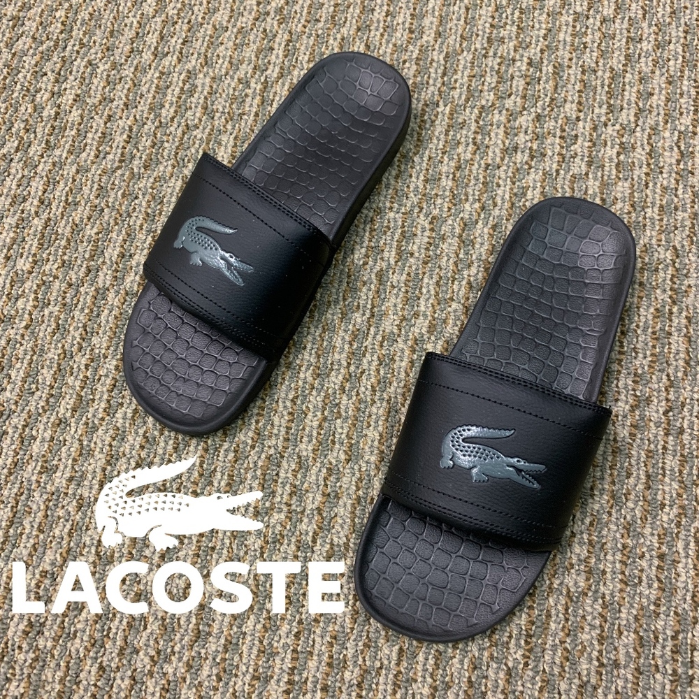 Lacoste Fraisier Slide Sandal - Men’s 10 Black